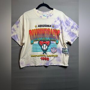 ’47 Brand Vintage Tubular Arizona Diamondbacks Cropped Tee, 1998, Size XL- NWT